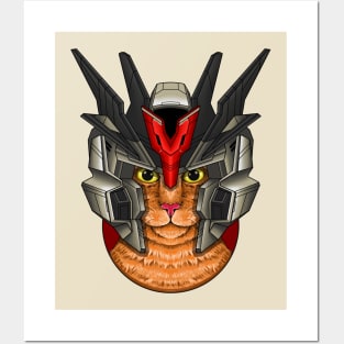 Feline Mecha: Gundam Helmet Edition 3 Posters and Art